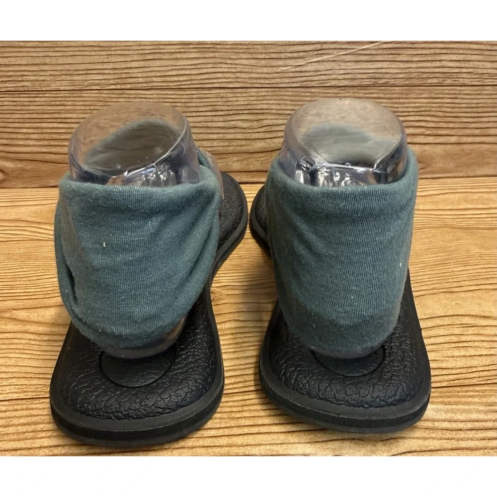 Sanuk Yoga Sling Green Mat Sandals Sling‎ Shoes Slides size 9 - Picture 6 of 9